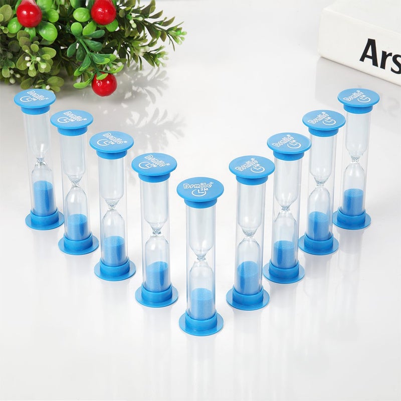 Dsmile 2 Minute Sand Timer Plastic Hourglass for Games Classroom Home Office Kitchen Brush Teeth Use, Set of 20 - Image 3